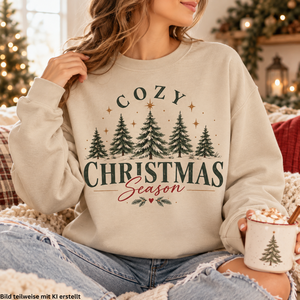 Weihnachtspullover, Weihnachts Pullover Geschenk, Cozy Christmas Sweater, Weihnachts Sweatshirt, Christmas Crewneck
