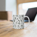 Weihnachtstasse 11 oz, Tasse Weihnachten mit Doodle Motiv, Christmas Mug, Keramiktasse Weihnachtsgeschenk, Cozy Christmas